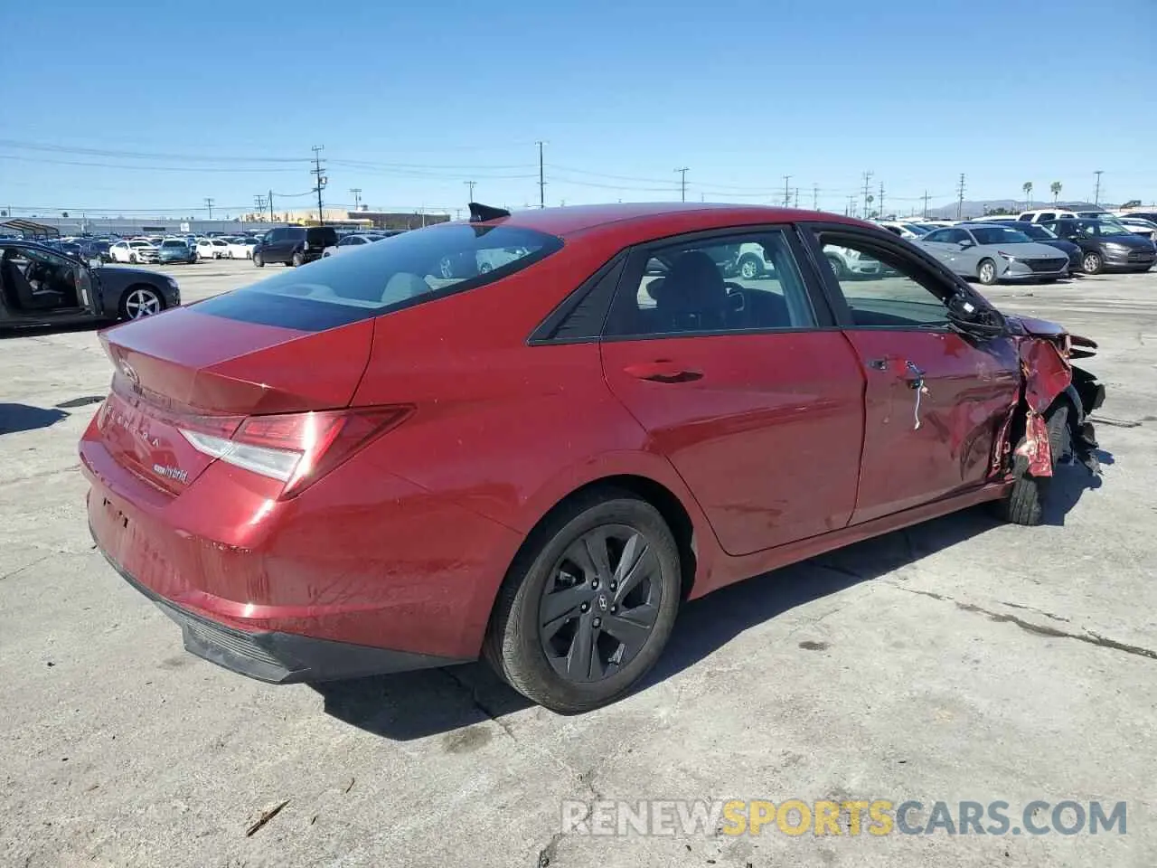 3 Photograph of a damaged car KMHLM4AJ3PU070008 HYUNDAI ELANTRA 2023