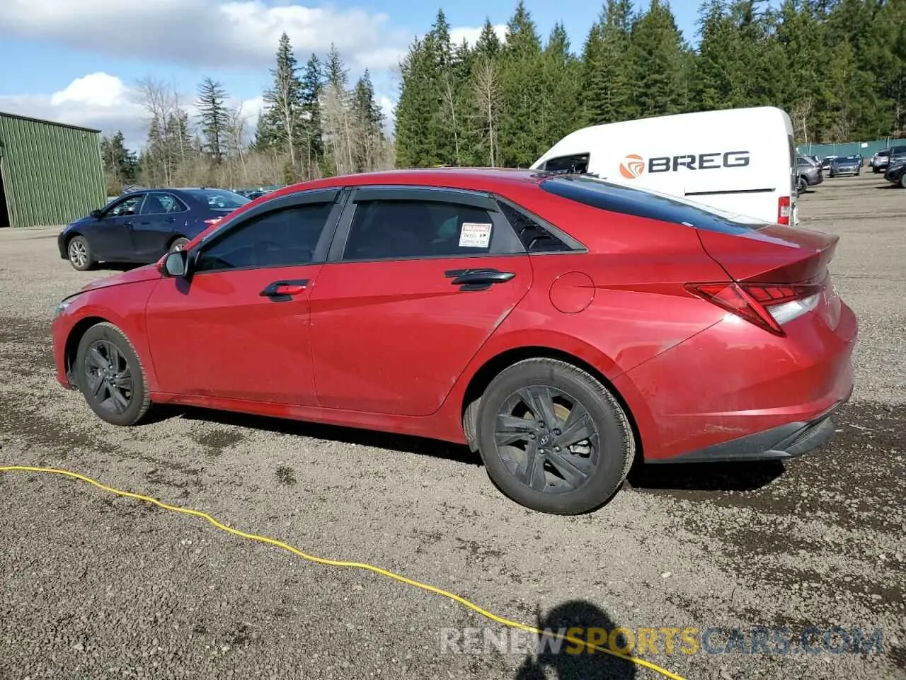 2 Photograph of a damaged car KMHLM4AJ5PU041934 HYUNDAI ELANTRA 2023
