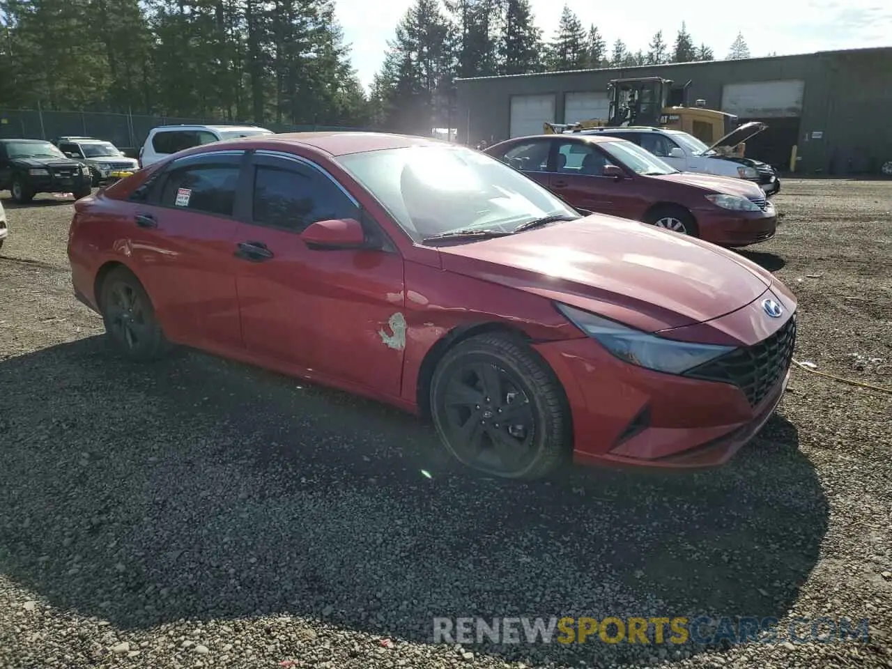 4 Photograph of a damaged car KMHLM4AJ5PU041934 HYUNDAI ELANTRA 2023