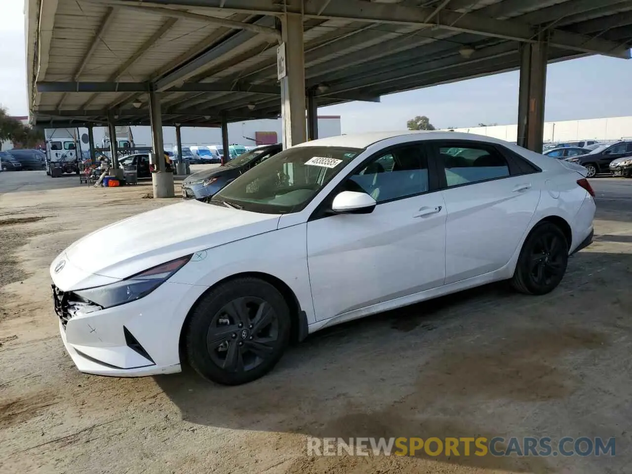 1 Photograph of a damaged car KMHLM4AJ5PU059740 HYUNDAI ELANTRA 2023
