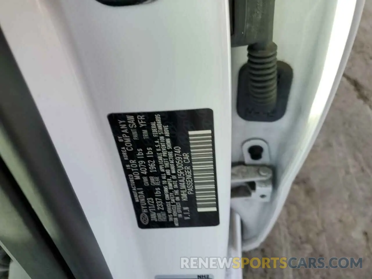 12 Photograph of a damaged car KMHLM4AJ5PU059740 HYUNDAI ELANTRA 2023