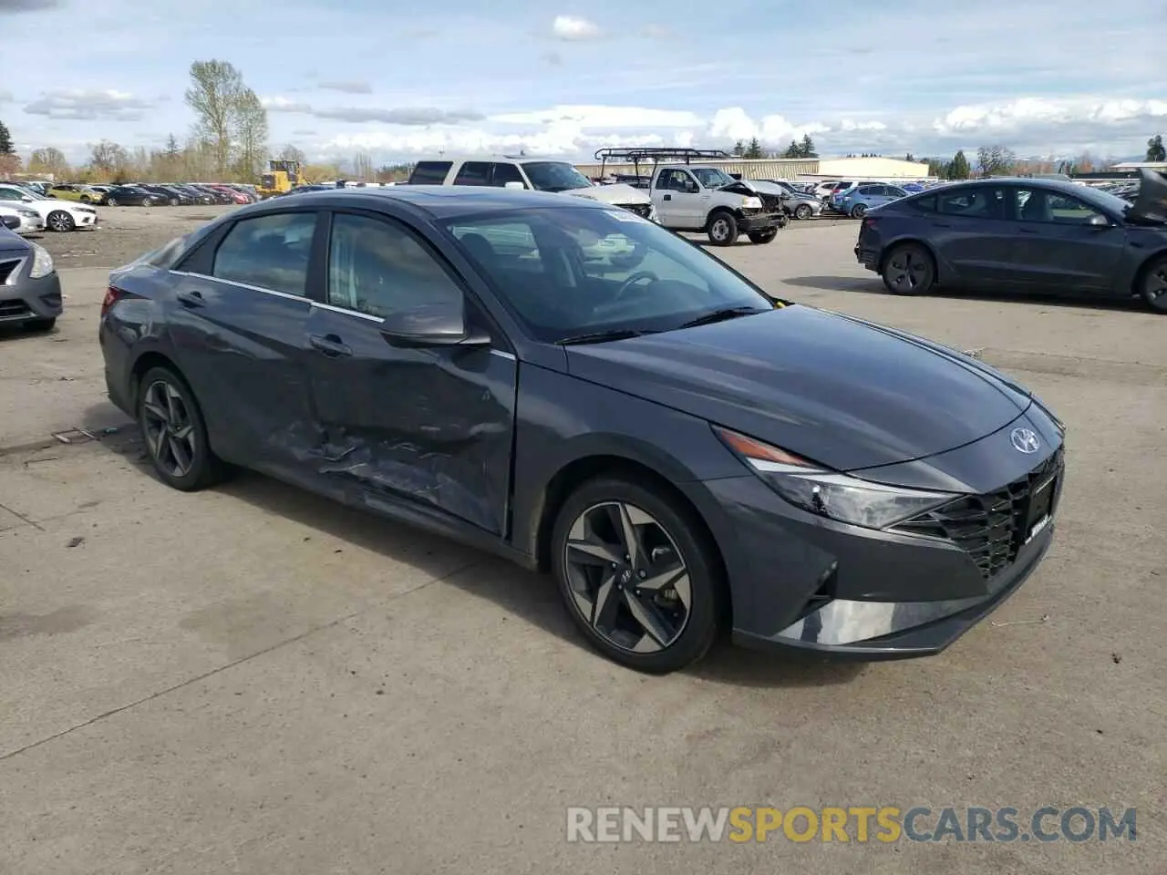 4 Фотография поврежденного автомобиля KMHLN4AJ0PU091086 HYUNDAI ELANTRA 2023