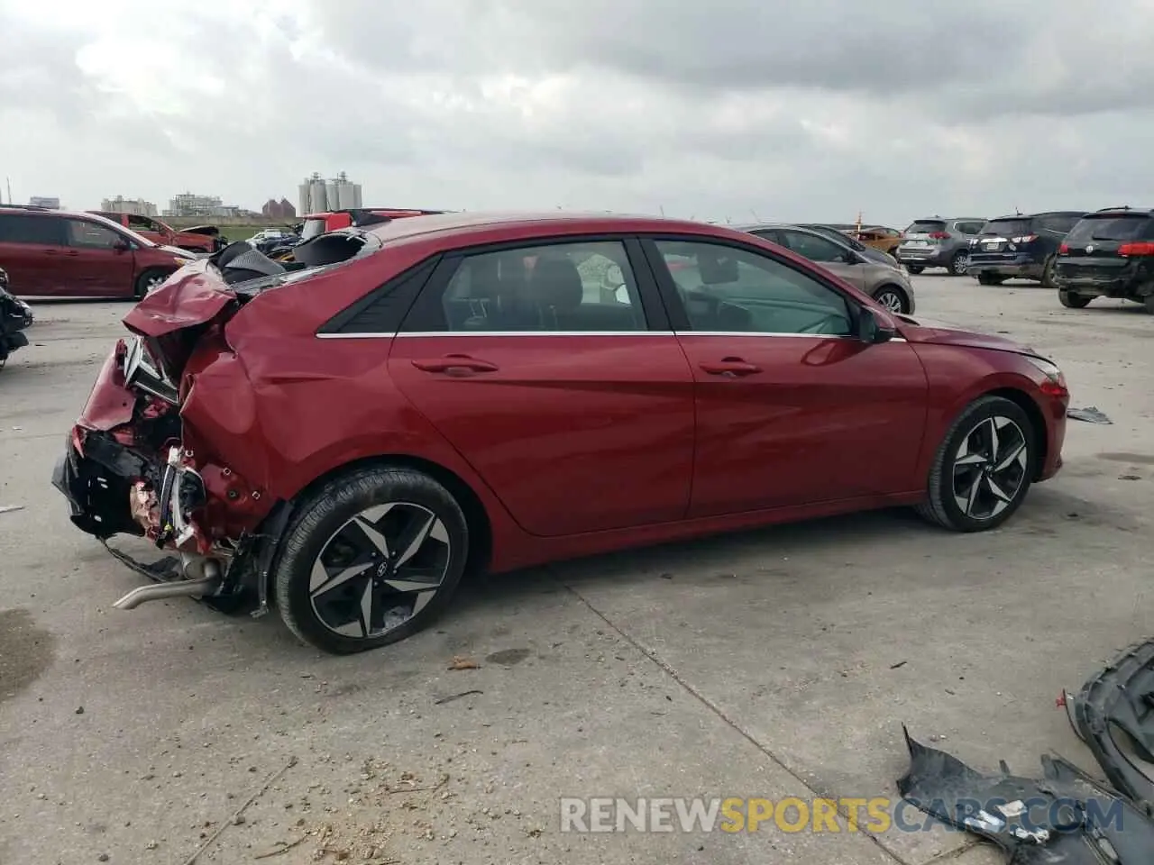 3 Photograph of a damaged car KMHLN4AJ2PU076766 HYUNDAI ELANTRA 2023