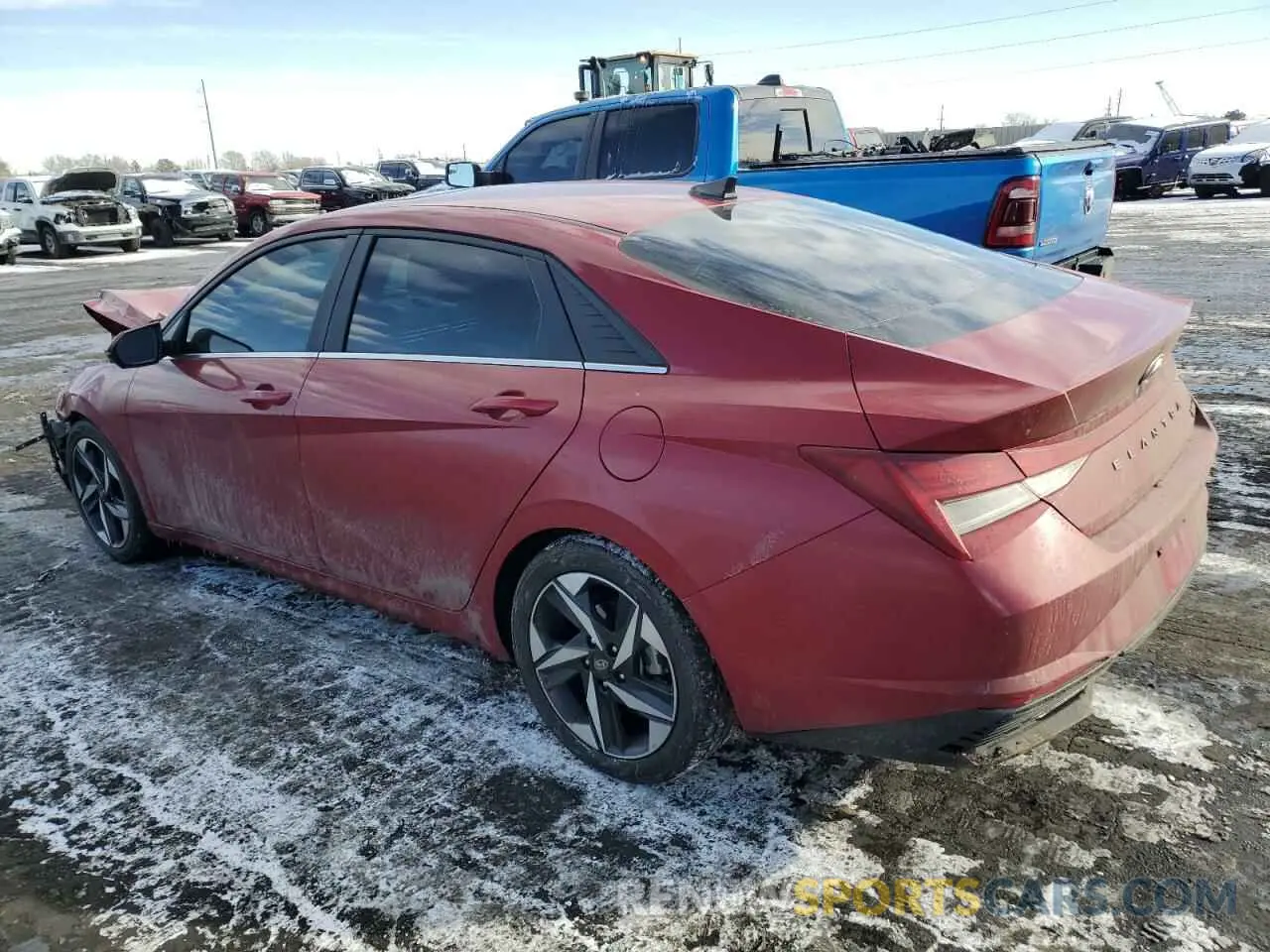 2 Фотография поврежденного автомобиля KMHLN4AJ5PU057533 HYUNDAI ELANTRA 2023