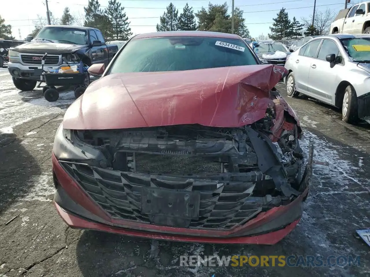 5 Фотография поврежденного автомобиля KMHLN4AJ5PU057533 HYUNDAI ELANTRA 2023