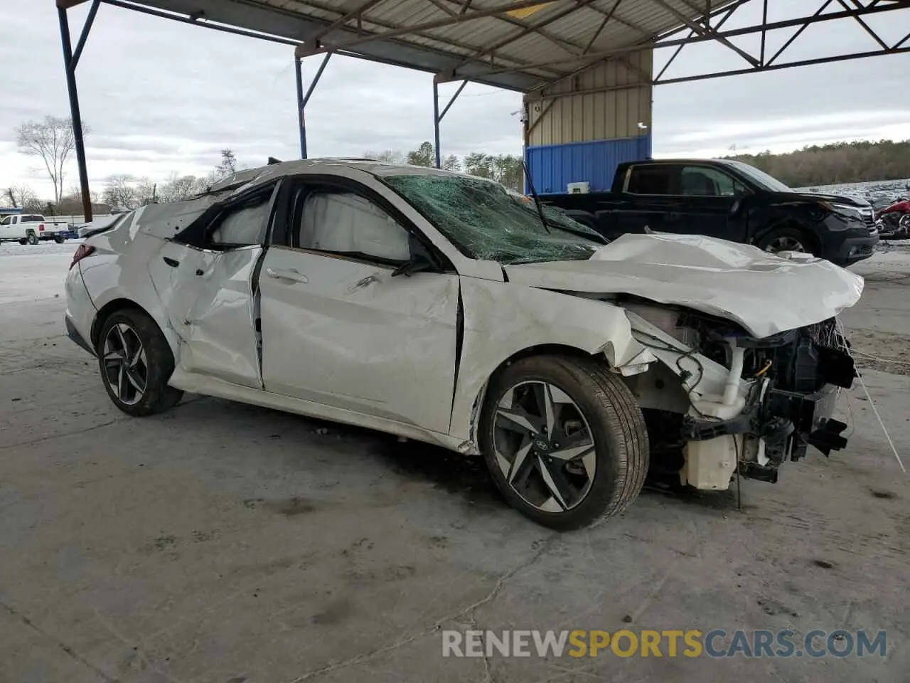 4 Photograph of a damaged car KMHLN4AJ6PU069870 HYUNDAI ELANTRA 2023