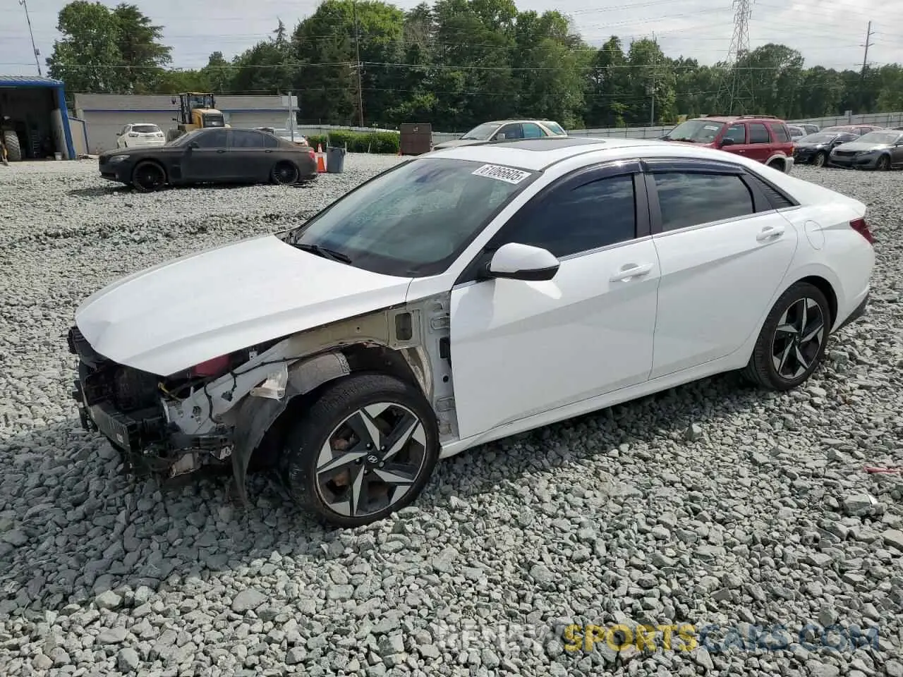 1 Photograph of a damaged car KMHLN4AJ7PU086161 HYUNDAI ELANTRA 2023