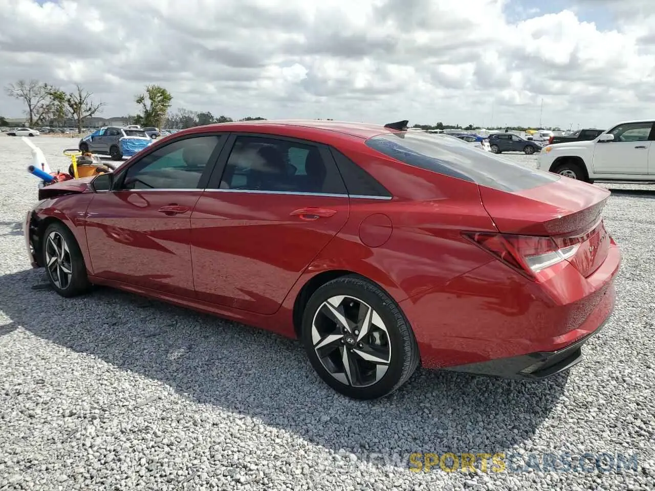 2 Фотография поврежденного автомобиля KMHLN4AJ9PU042453 HYUNDAI ELANTRA 2023