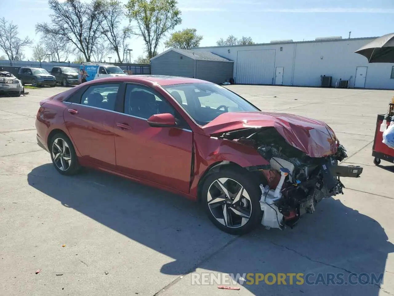 4 Photograph of a damaged car KMHLN4AJ9PU055722 HYUNDAI ELANTRA 2023