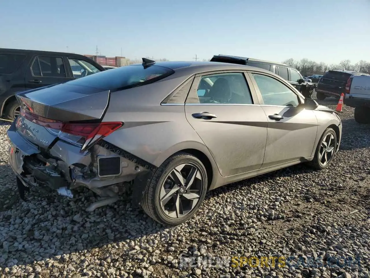 3 Фотография поврежденного автомобиля KMHLN4AJXPU050688 HYUNDAI ELANTRA 2023