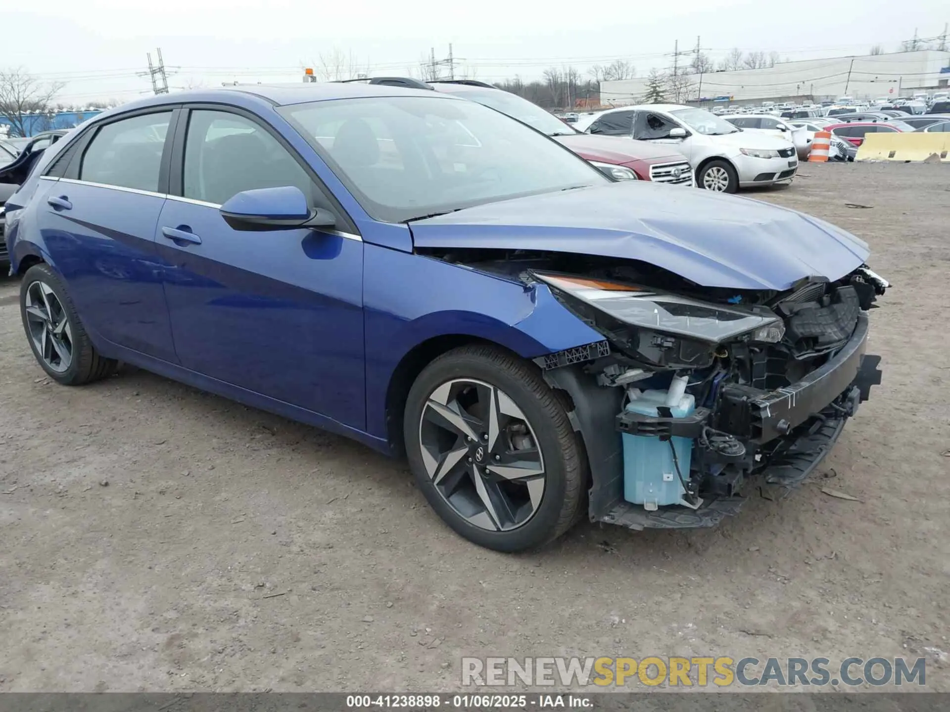 1 Photograph of a damaged car KMHLP4AG0PU374652 HYUNDAI ELANTRA 2023