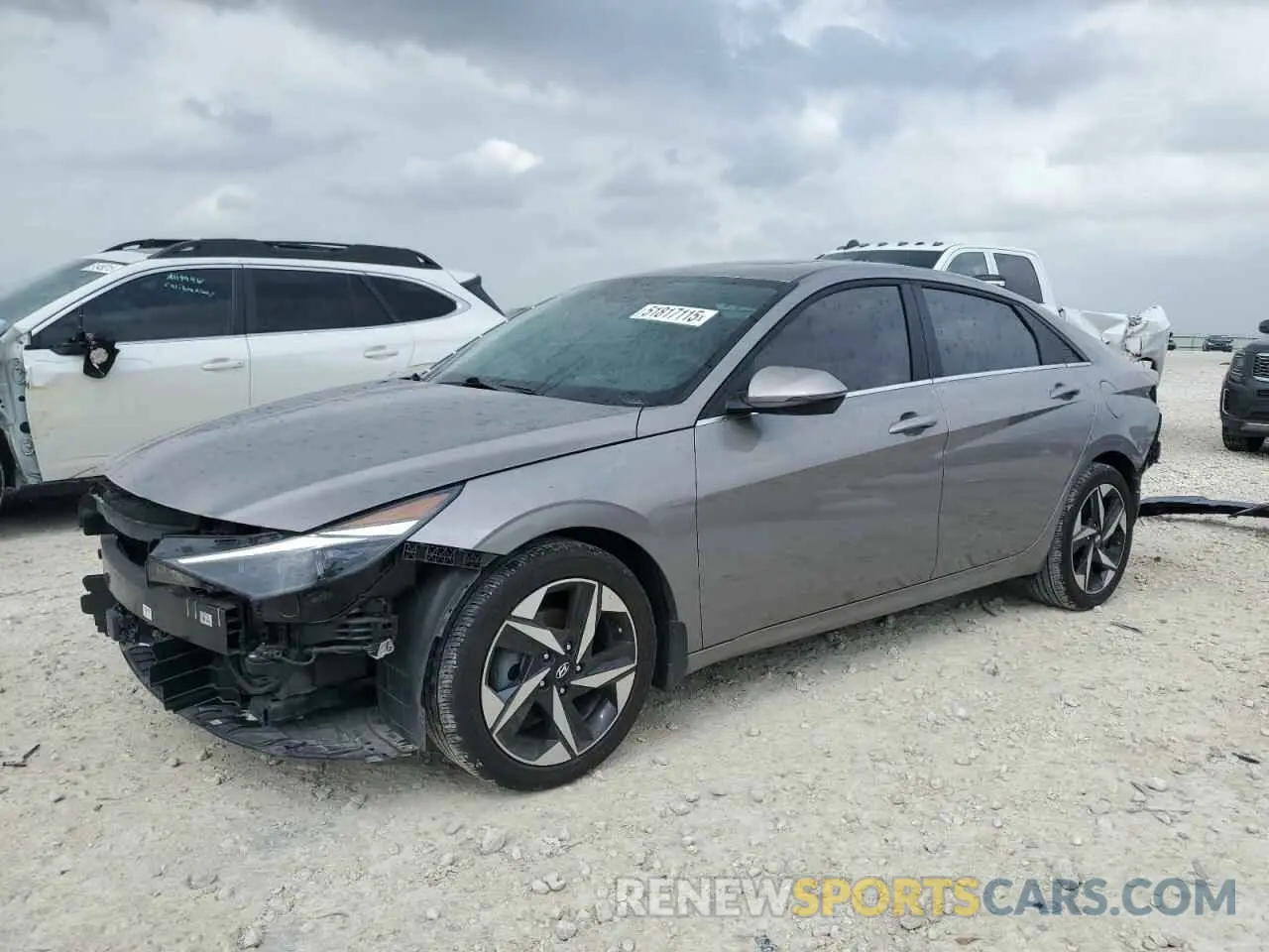 1 Photograph of a damaged car KMHLP4AG0PU532360 HYUNDAI ELANTRA 2023
