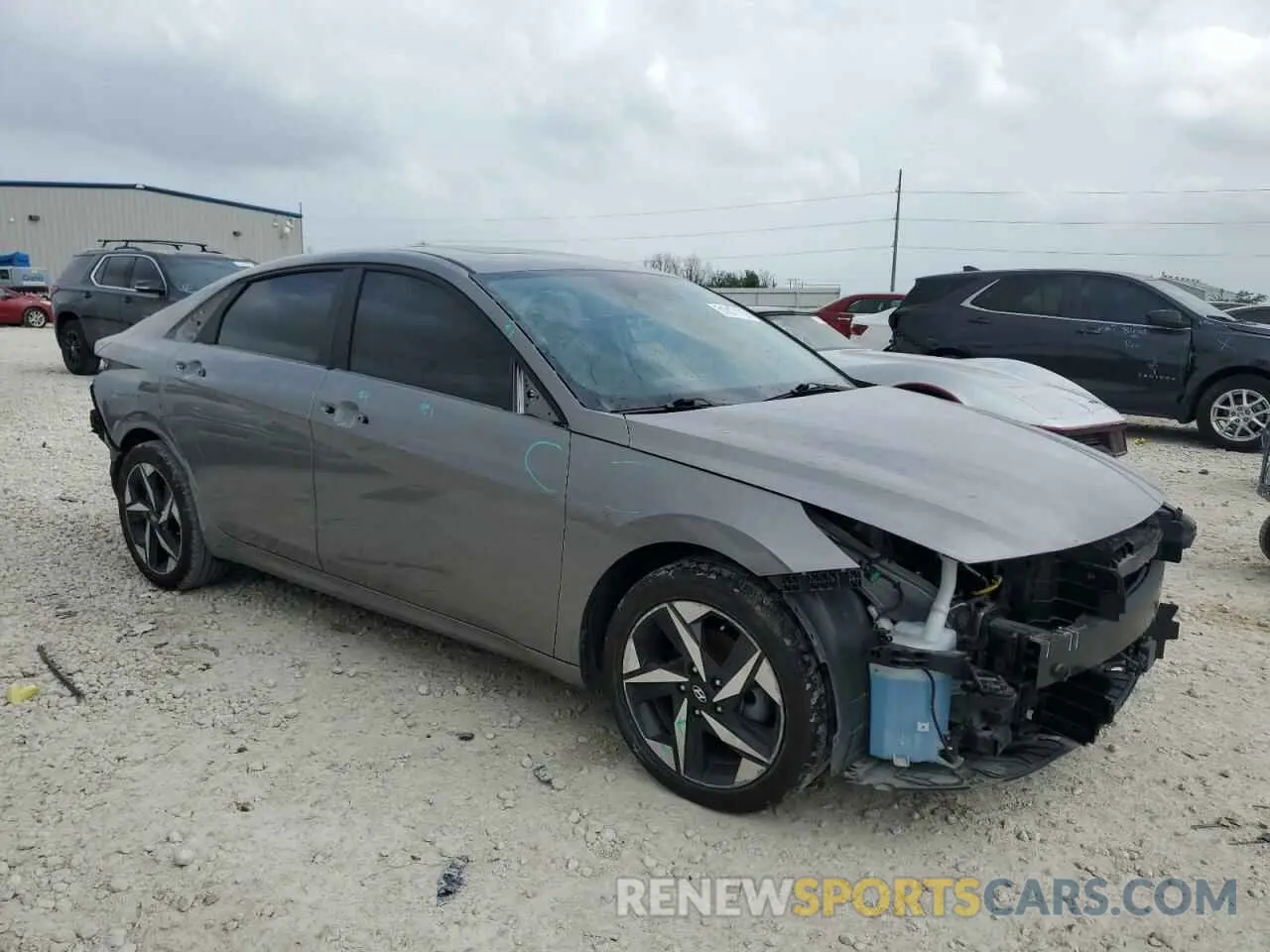 4 Photograph of a damaged car KMHLP4AG0PU532360 HYUNDAI ELANTRA 2023