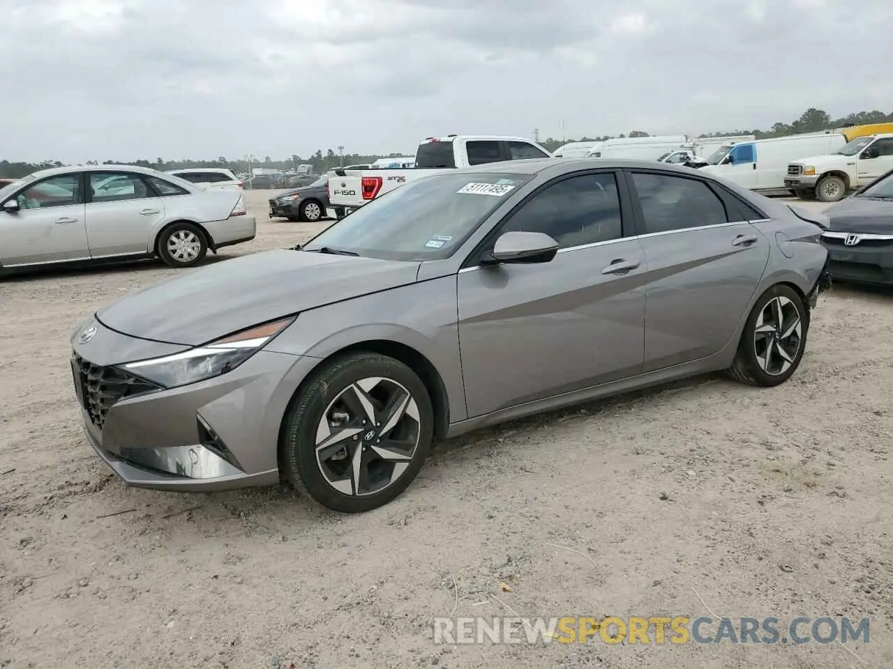 1 Photograph of a damaged car KMHLP4AG1PU427956 HYUNDAI ELANTRA 2023