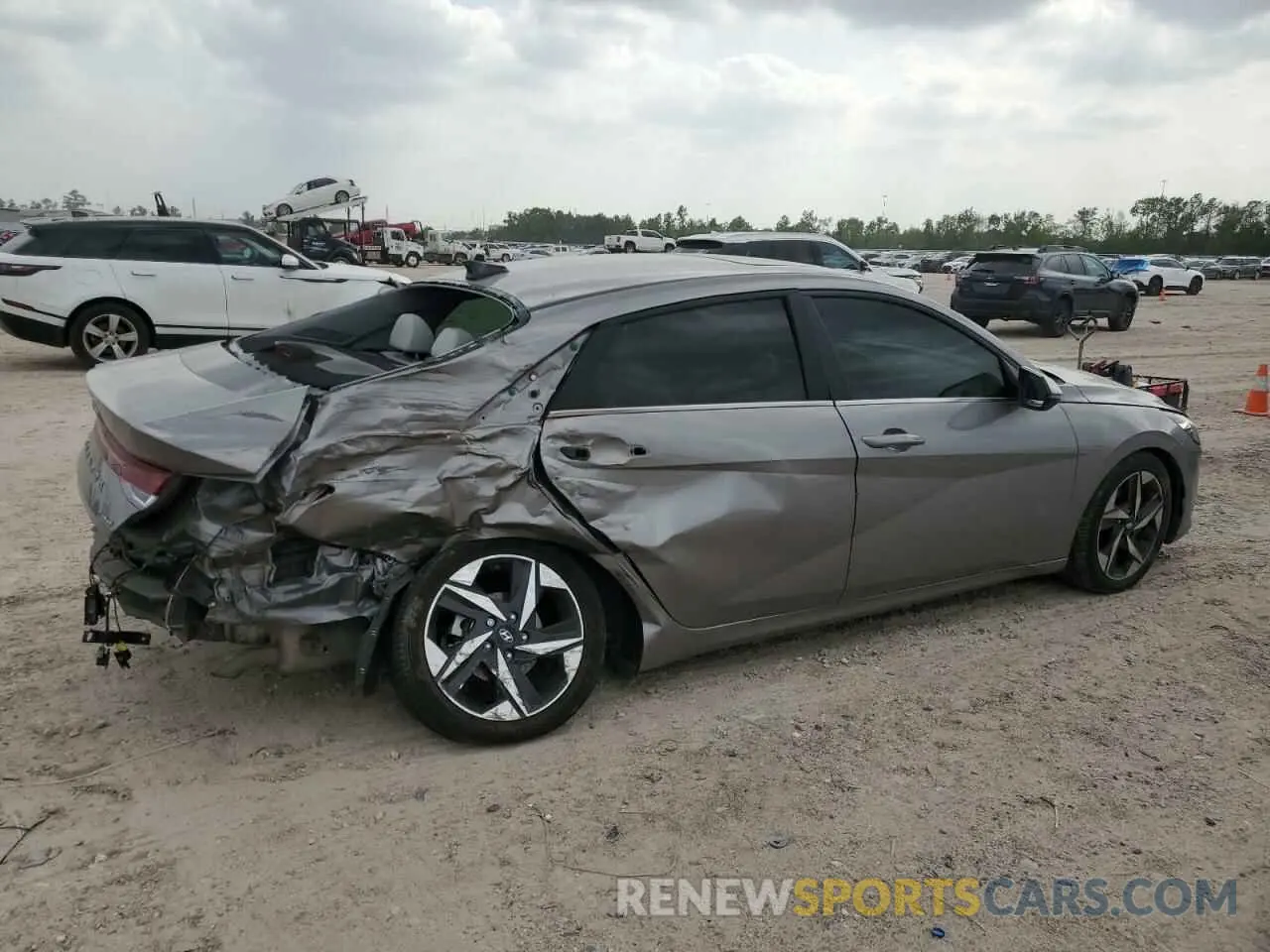 3 Photograph of a damaged car KMHLP4AG1PU427956 HYUNDAI ELANTRA 2023