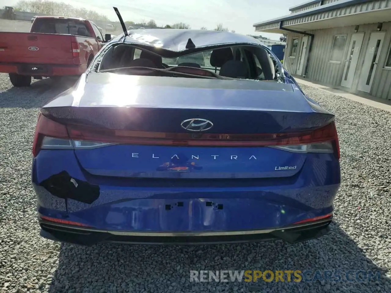 6 Photograph of a damaged car KMHLP4AG1PU606580 HYUNDAI ELANTRA 2023