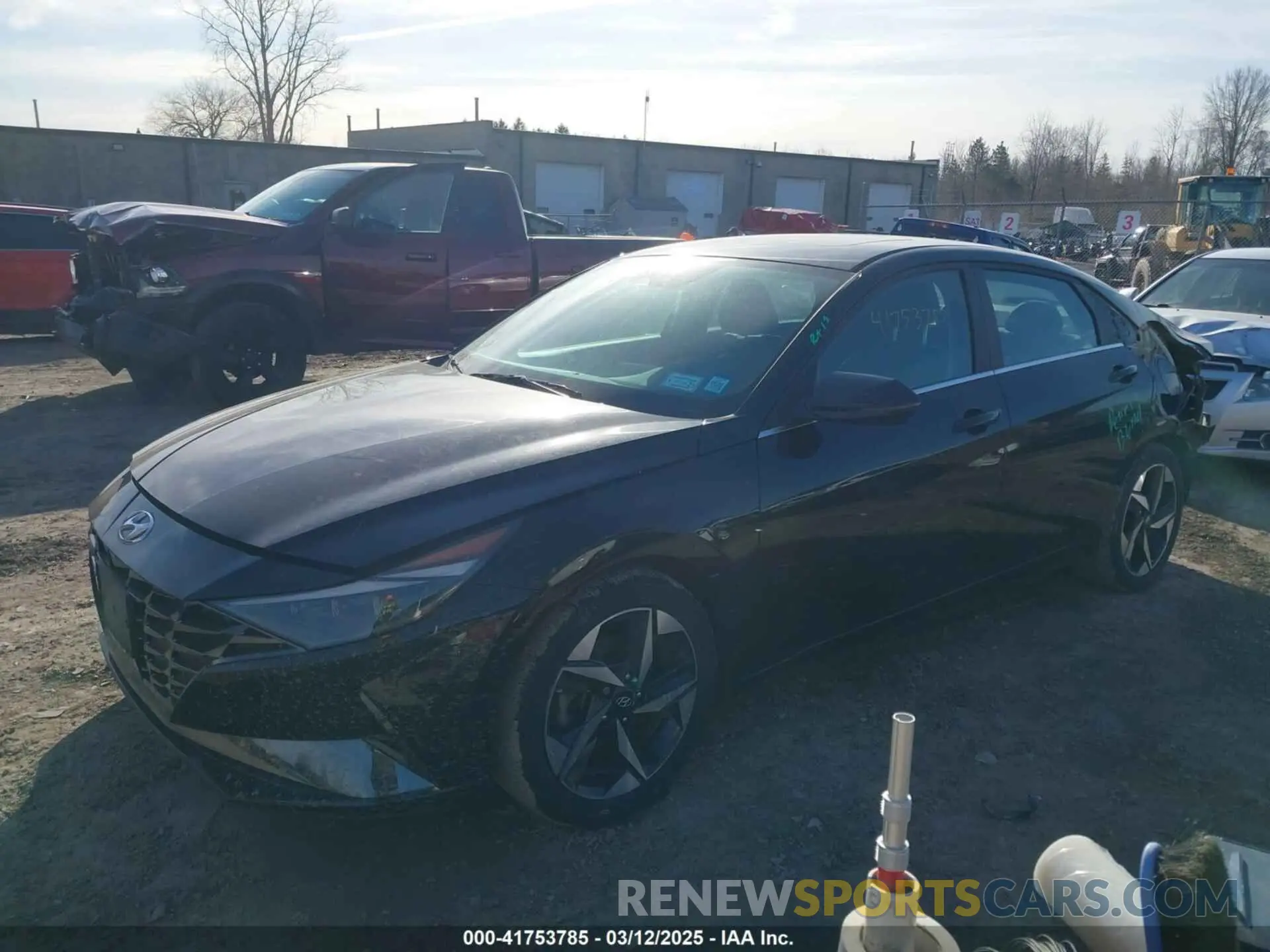 2 Photograph of a damaged car KMHLP4AG2PU465776 HYUNDAI ELANTRA 2023