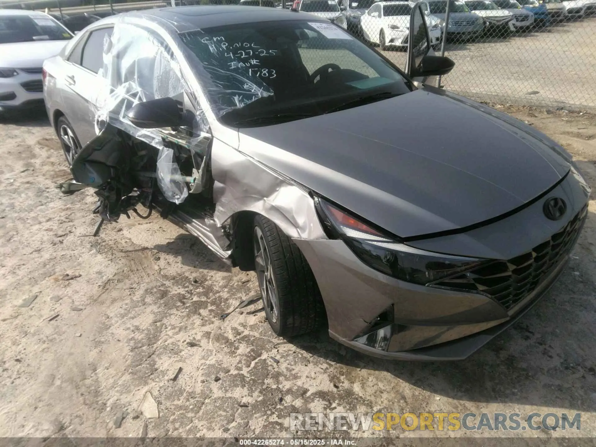 6 Фотография поврежденного автомобиля KMHLP4AG2PU504026 HYUNDAI ELANTRA 2023