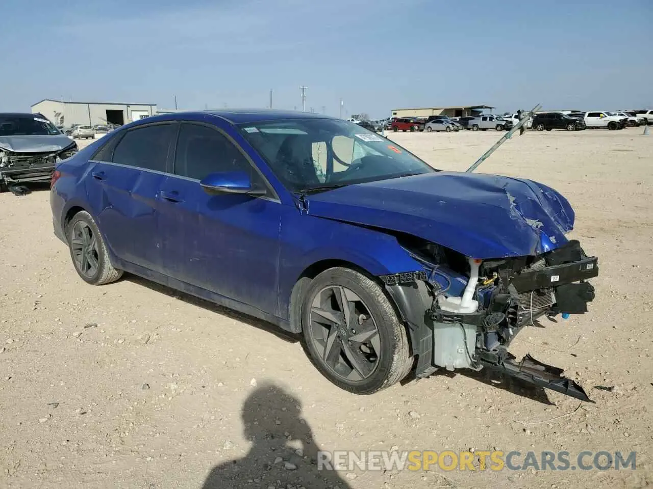 4 Фотография поврежденного автомобиля KMHLP4AG2PU525331 HYUNDAI ELANTRA 2023