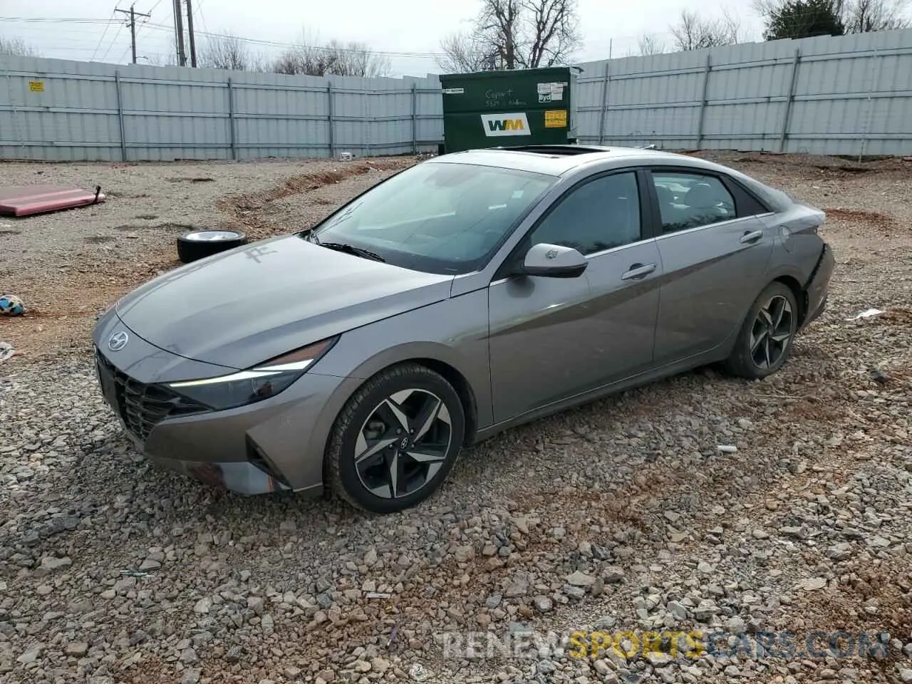 1 Фотография поврежденного автомобиля KMHLP4AG3PU394491 HYUNDAI ELANTRA 2023
