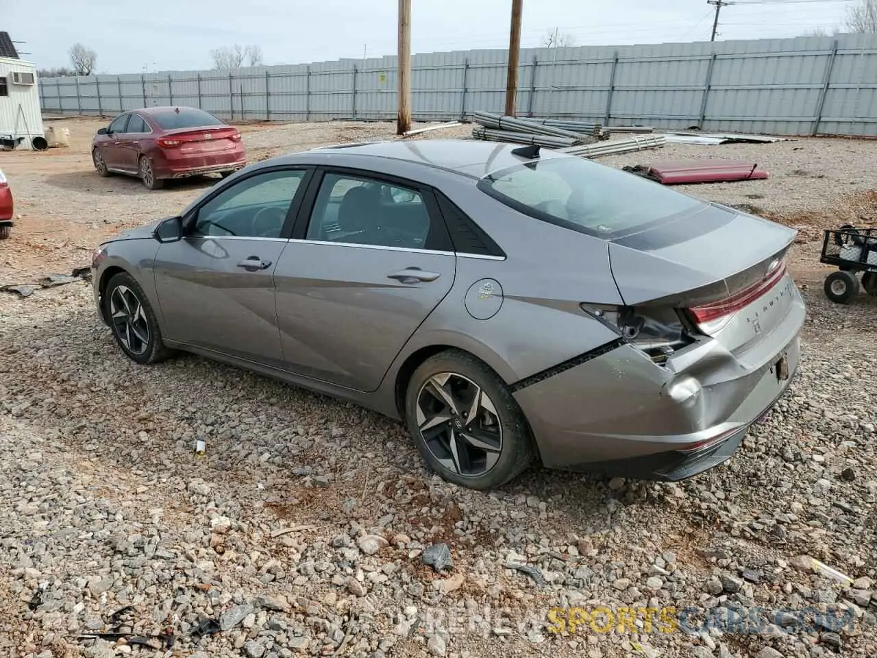 2 Фотография поврежденного автомобиля KMHLP4AG3PU394491 HYUNDAI ELANTRA 2023