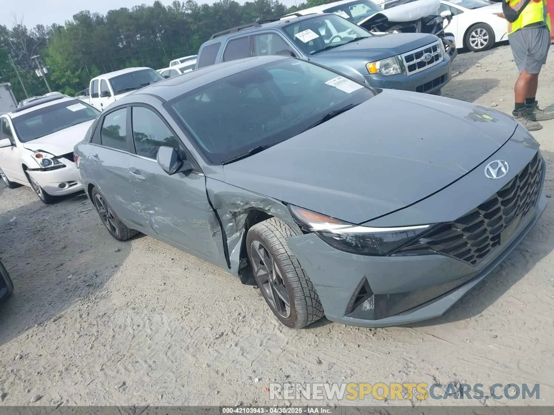 1 Фотография поврежденного автомобиля KMHLP4AG3PU404565 HYUNDAI ELANTRA 2023