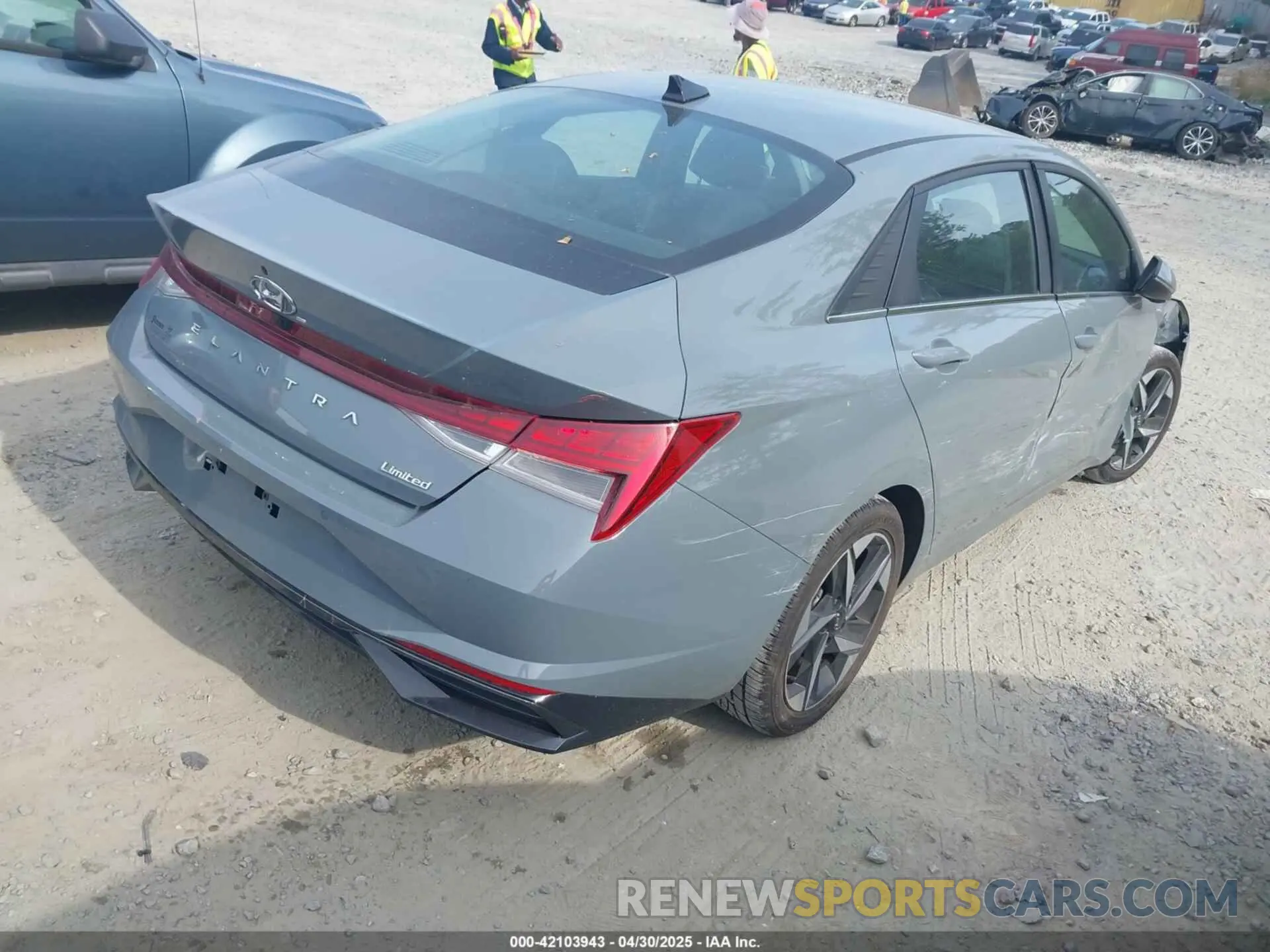 4 Фотография поврежденного автомобиля KMHLP4AG3PU404565 HYUNDAI ELANTRA 2023