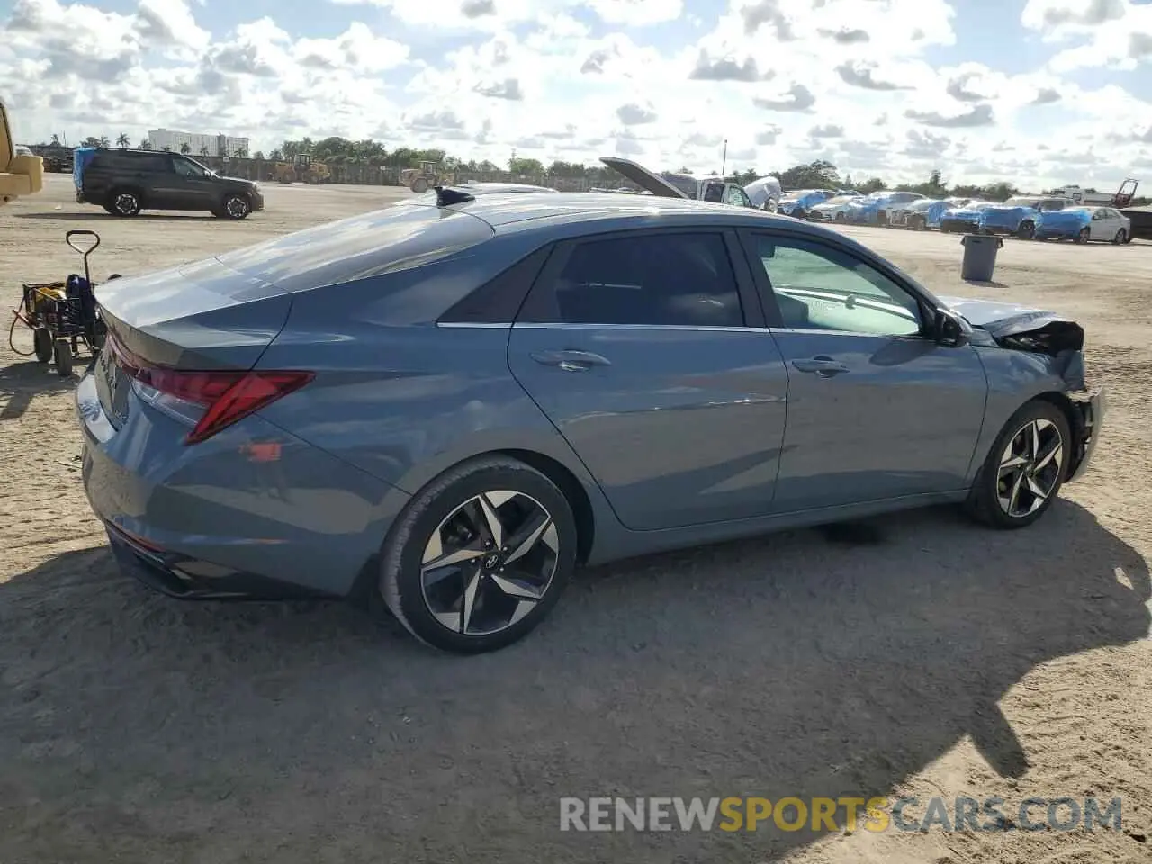 3 Photograph of a damaged car KMHLP4AG4PU403974 HYUNDAI ELANTRA 2023