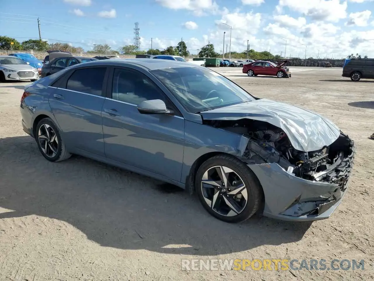 4 Photograph of a damaged car KMHLP4AG4PU403974 HYUNDAI ELANTRA 2023