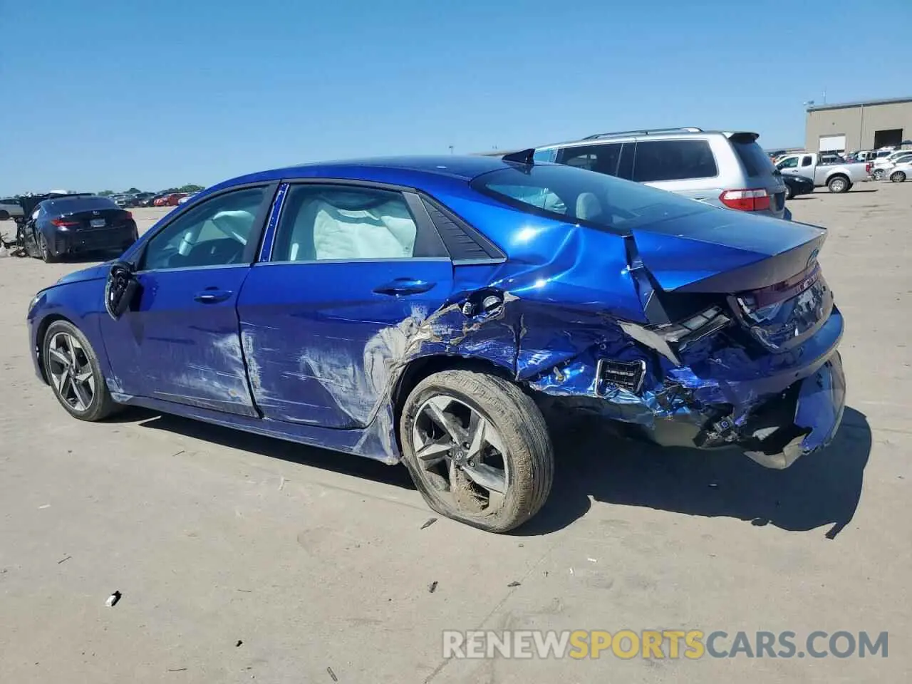 2 Photograph of a damaged car KMHLP4AG4PU431144 HYUNDAI ELANTRA 2023