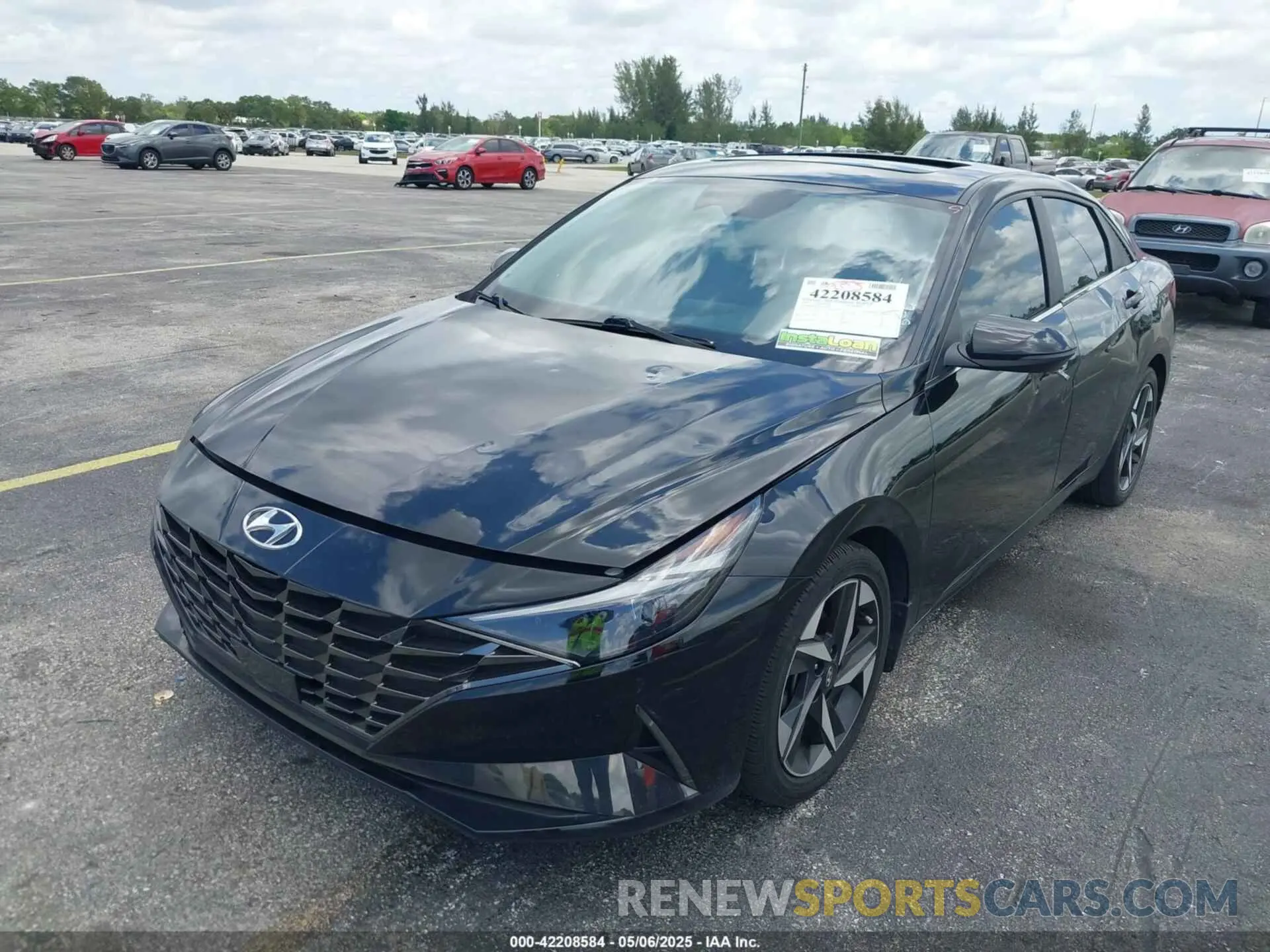 6 Фотография поврежденного автомобиля KMHLP4AG4PU533012 HYUNDAI ELANTRA 2023