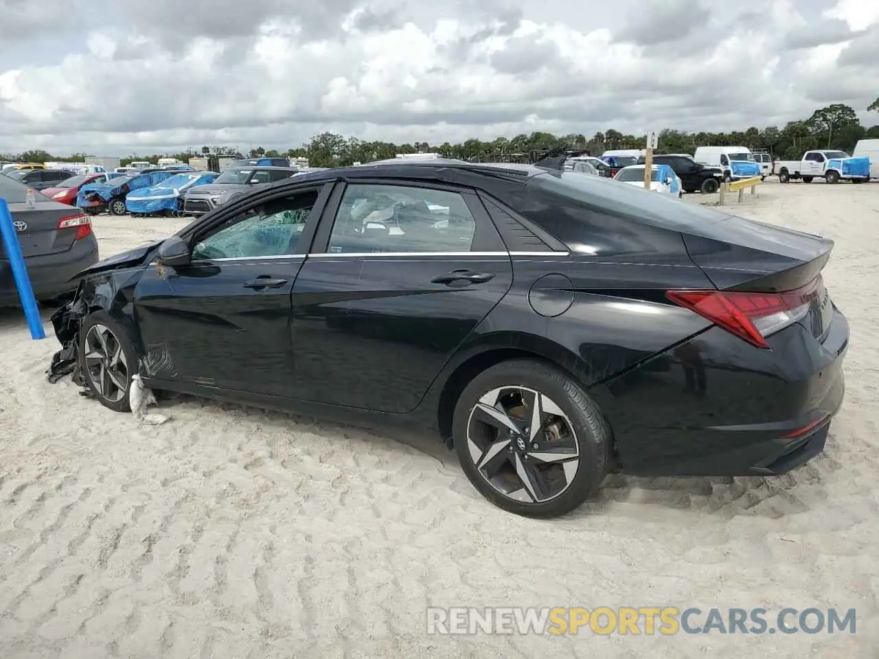 2 Photograph of a damaged car KMHLP4AG4PU533866 HYUNDAI ELANTRA 2023