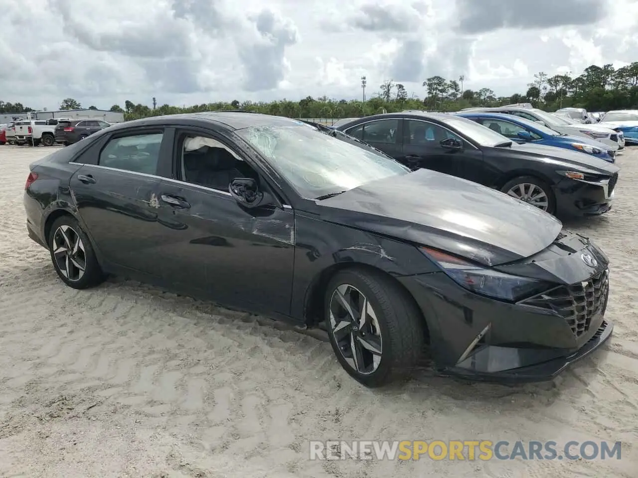 4 Photograph of a damaged car KMHLP4AG4PU533866 HYUNDAI ELANTRA 2023