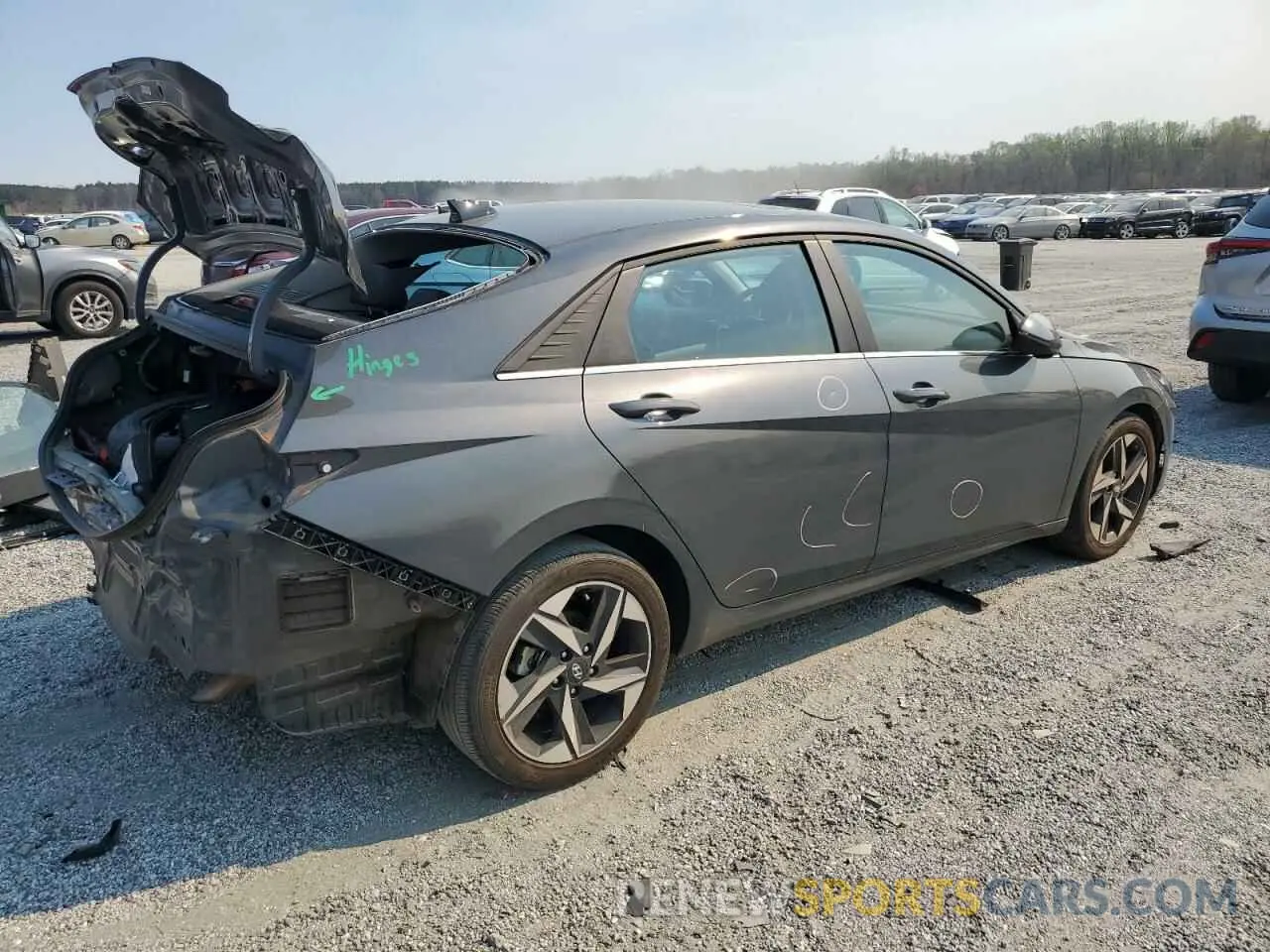 3 Photograph of a damaged car KMHLP4AG4PU561151 HYUNDAI ELANTRA 2023