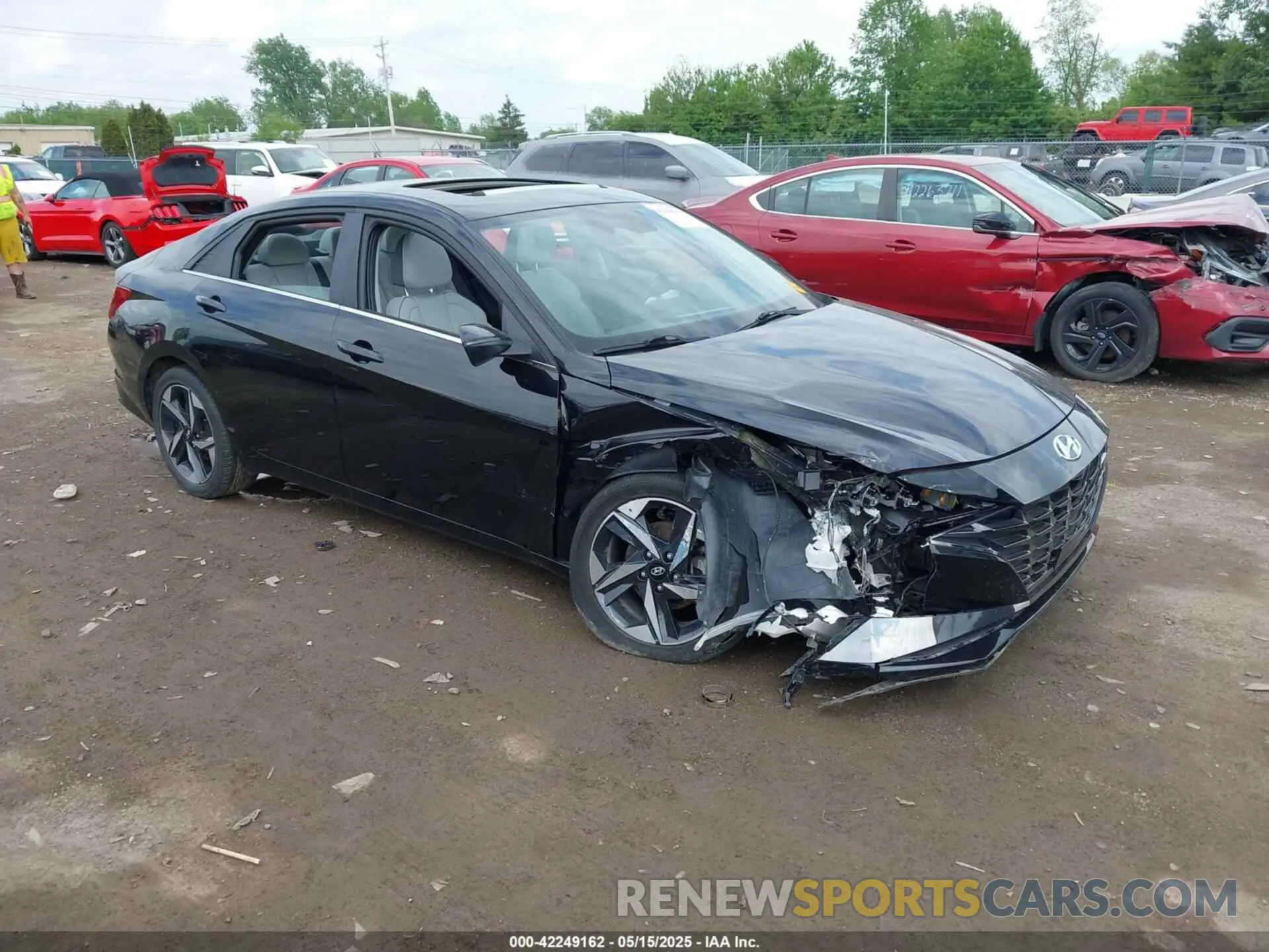 1 Photograph of a damaged car KMHLP4AG5PU607148 HYUNDAI ELANTRA 2023
