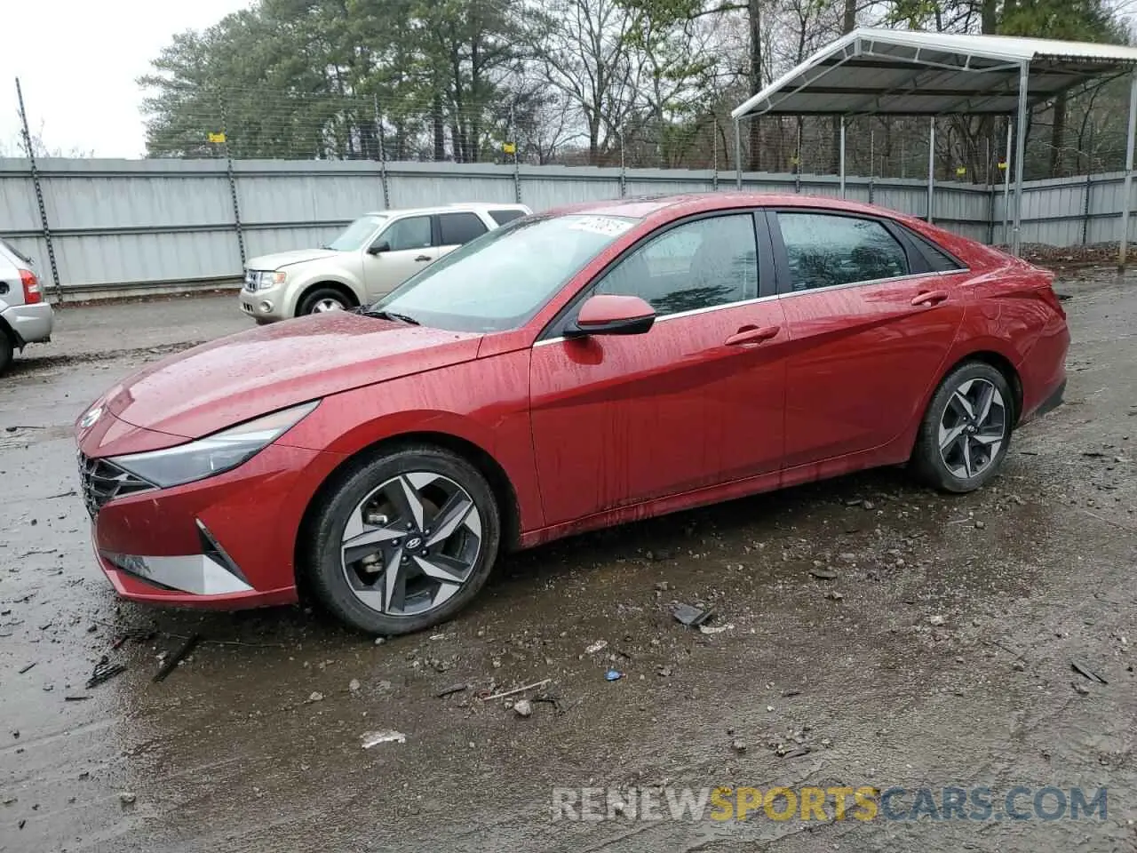 1 Photograph of a damaged car KMHLP4AG5PU618232 HYUNDAI ELANTRA 2023