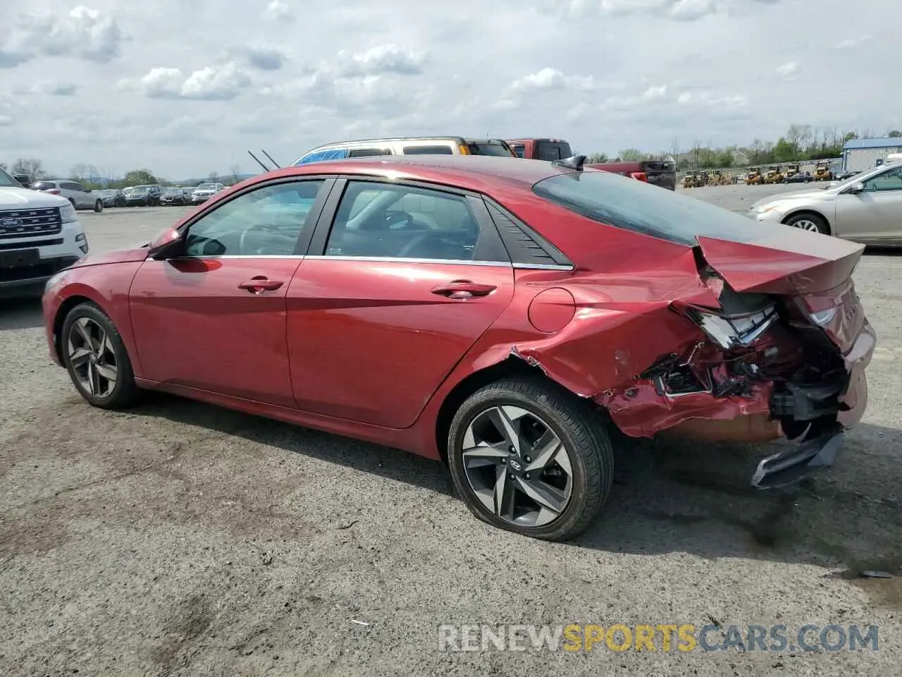 2 Photograph of a damaged car KMHLP4AG5PU625813 HYUNDAI ELANTRA 2023