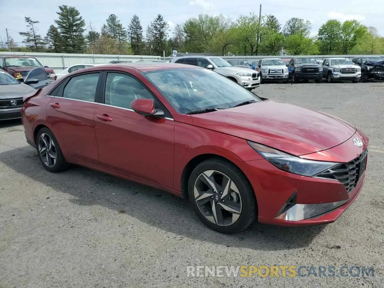 4 Photograph of a damaged car KMHLP4AG5PU625813 HYUNDAI ELANTRA 2023