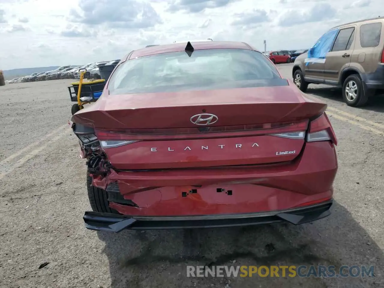 6 Photograph of a damaged car KMHLP4AG5PU625813 HYUNDAI ELANTRA 2023