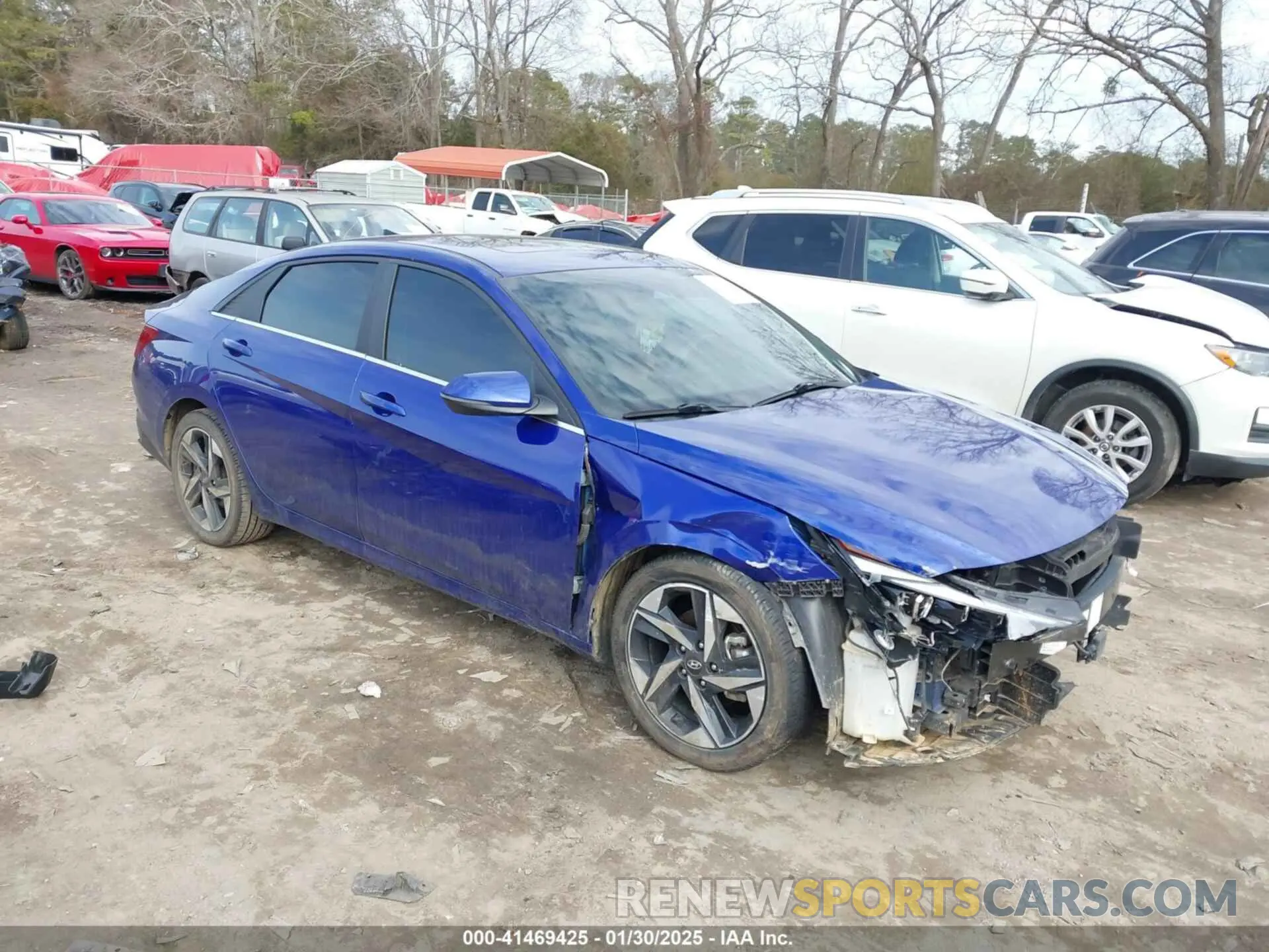 1 Photograph of a damaged car KMHLP4AG6PU384604 HYUNDAI ELANTRA 2023