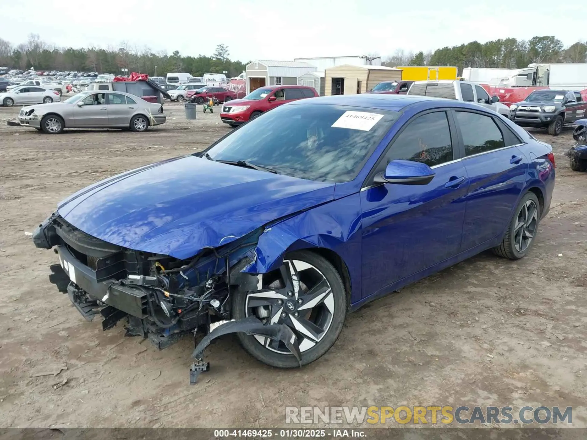 2 Photograph of a damaged car KMHLP4AG6PU384604 HYUNDAI ELANTRA 2023