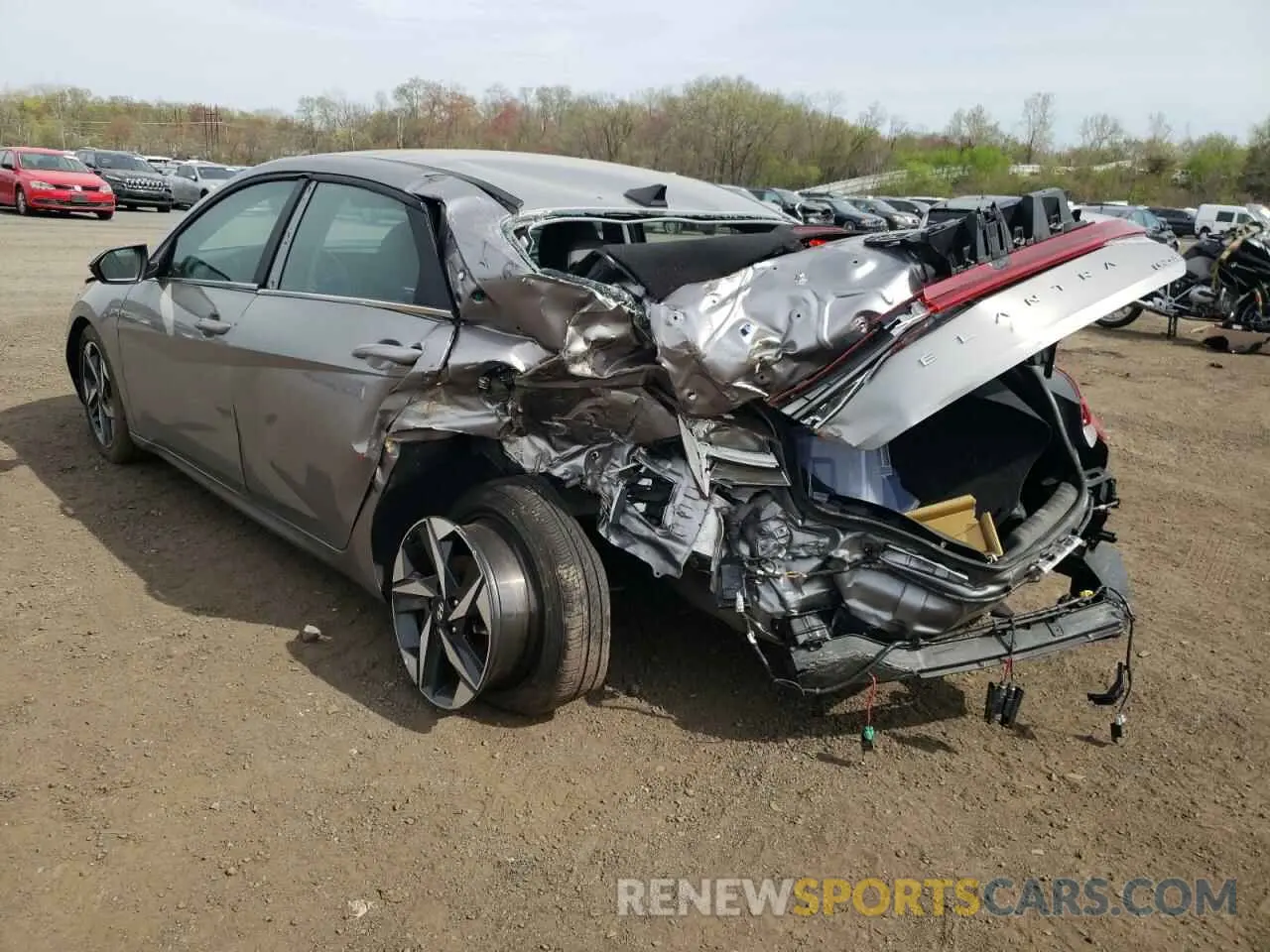2 Фотография поврежденного автомобиля KMHLP4AG6PU521783 HYUNDAI ELANTRA 2023