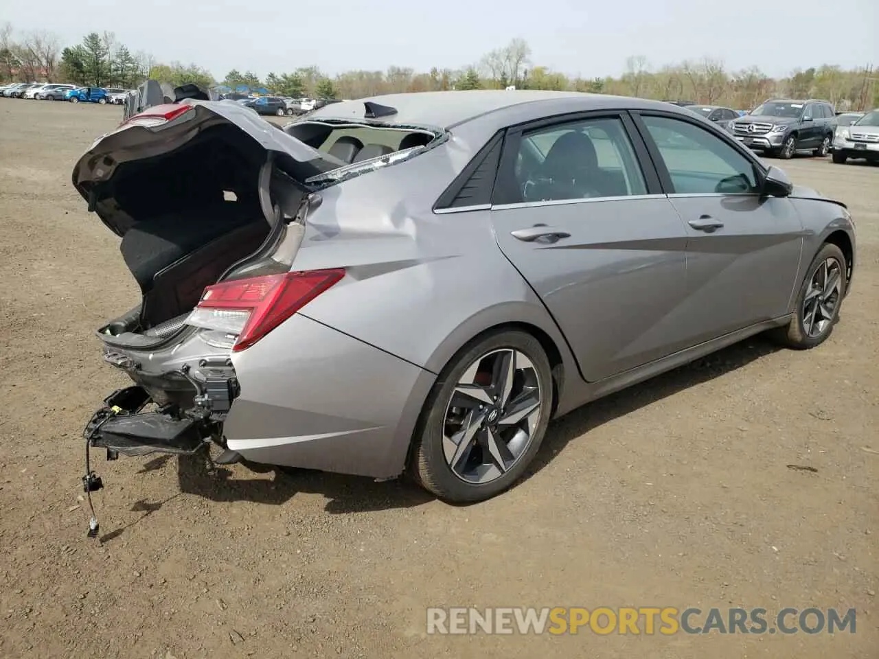 3 Фотография поврежденного автомобиля KMHLP4AG6PU521783 HYUNDAI ELANTRA 2023