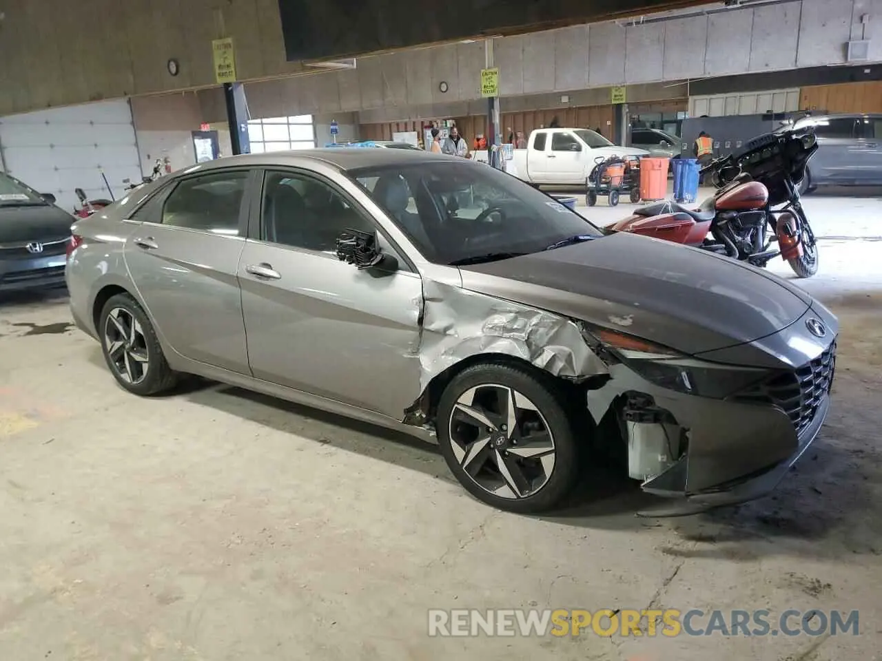 4 Фотография поврежденного автомобиля KMHLP4AG6PU536624 HYUNDAI ELANTRA 2023