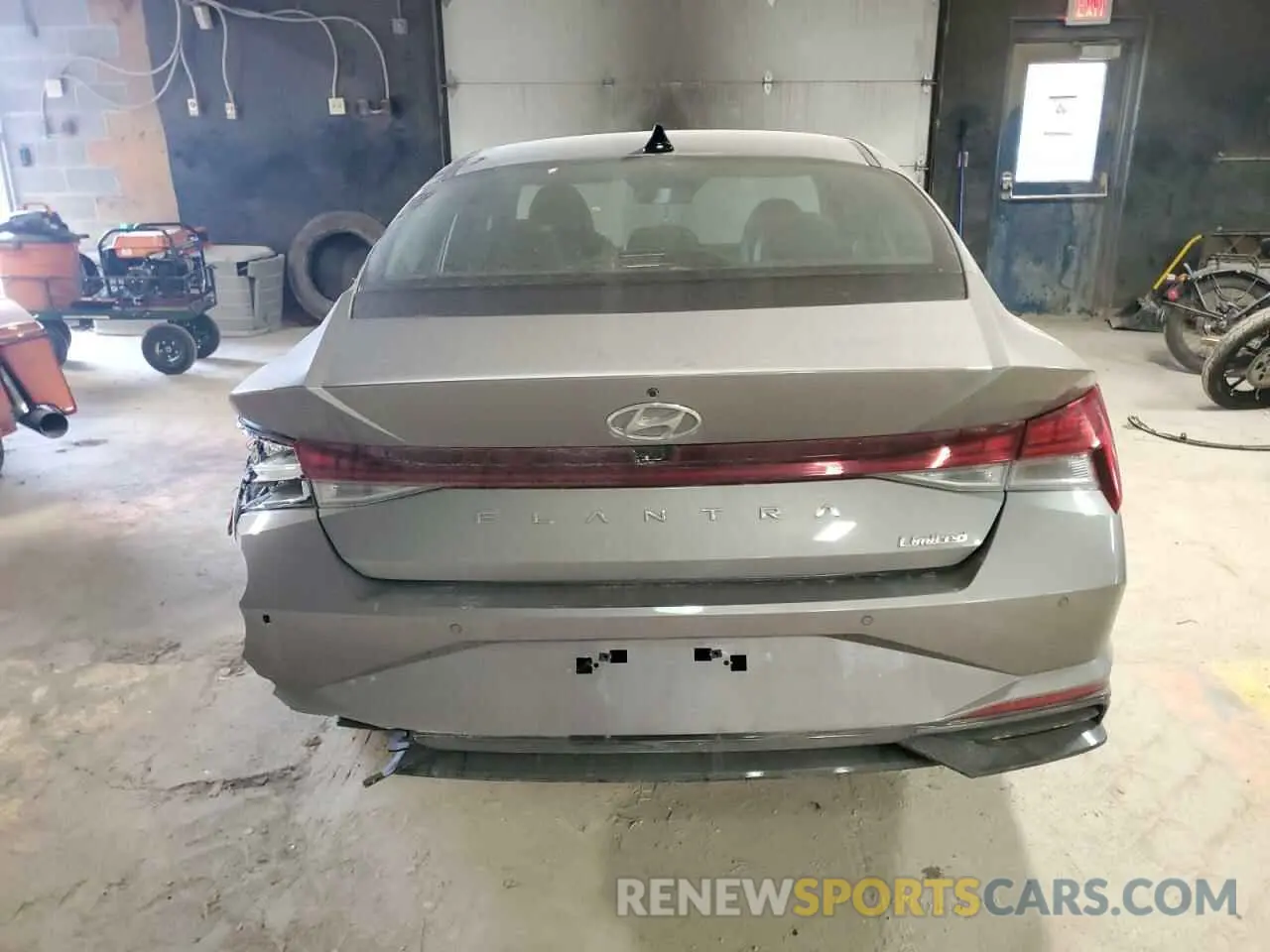 6 Фотография поврежденного автомобиля KMHLP4AG6PU536624 HYUNDAI ELANTRA 2023