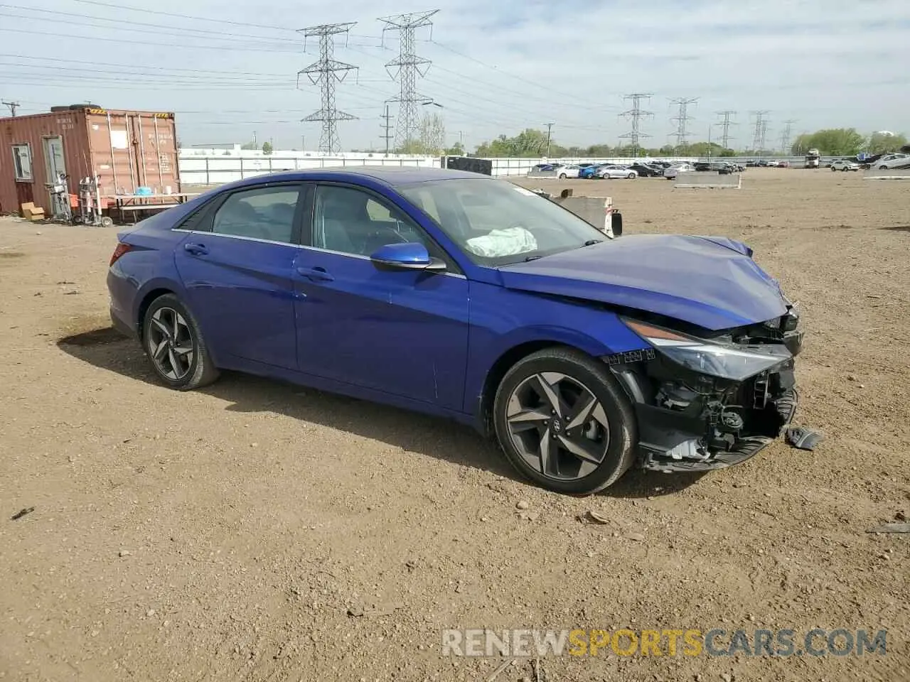 4 Photograph of a damaged car KMHLP4AG7PU402317 HYUNDAI ELANTRA 2023