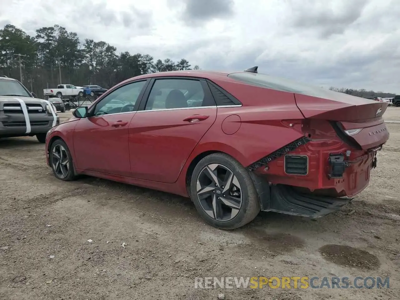 2 Фотография поврежденного автомобиля KMHLP4AG7PU503955 HYUNDAI ELANTRA 2023