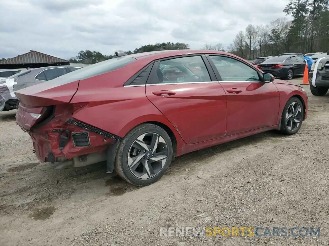 3 Фотография поврежденного автомобиля KMHLP4AG7PU503955 HYUNDAI ELANTRA 2023