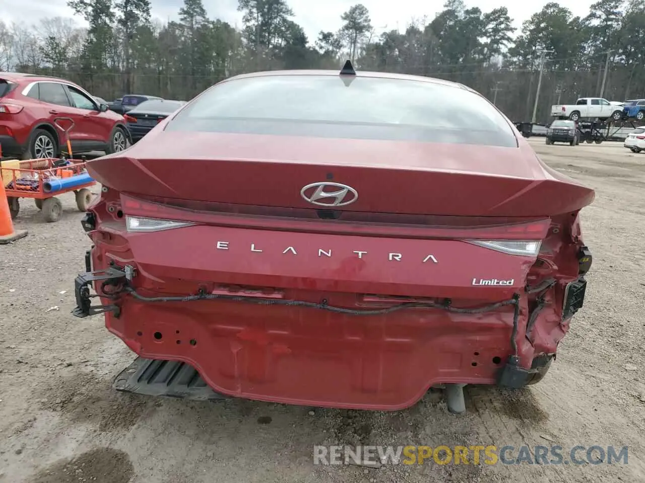 6 Фотография поврежденного автомобиля KMHLP4AG7PU503955 HYUNDAI ELANTRA 2023