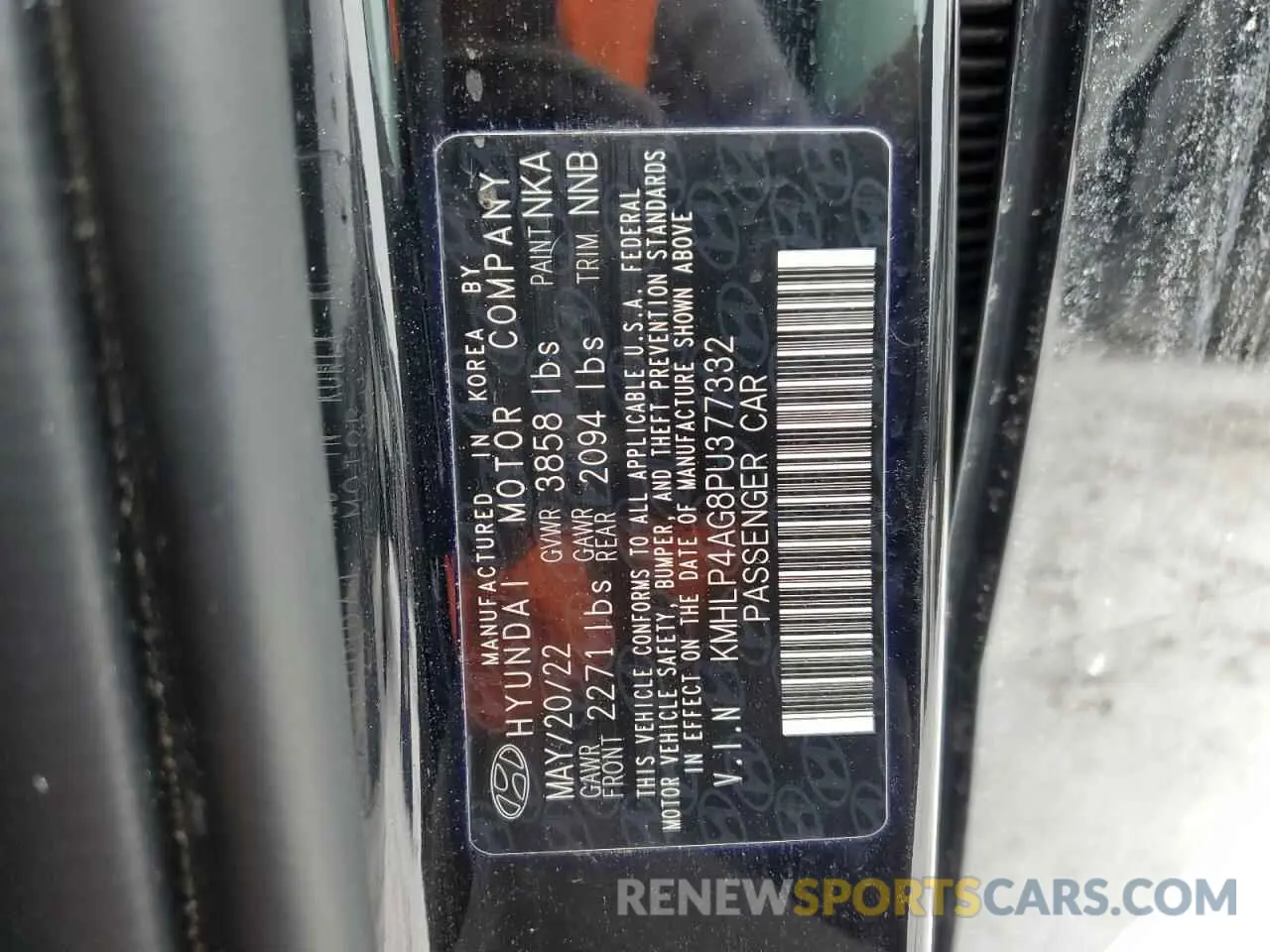 13 Фотография поврежденного автомобиля KMHLP4AG8PU377332 HYUNDAI ELANTRA 2023